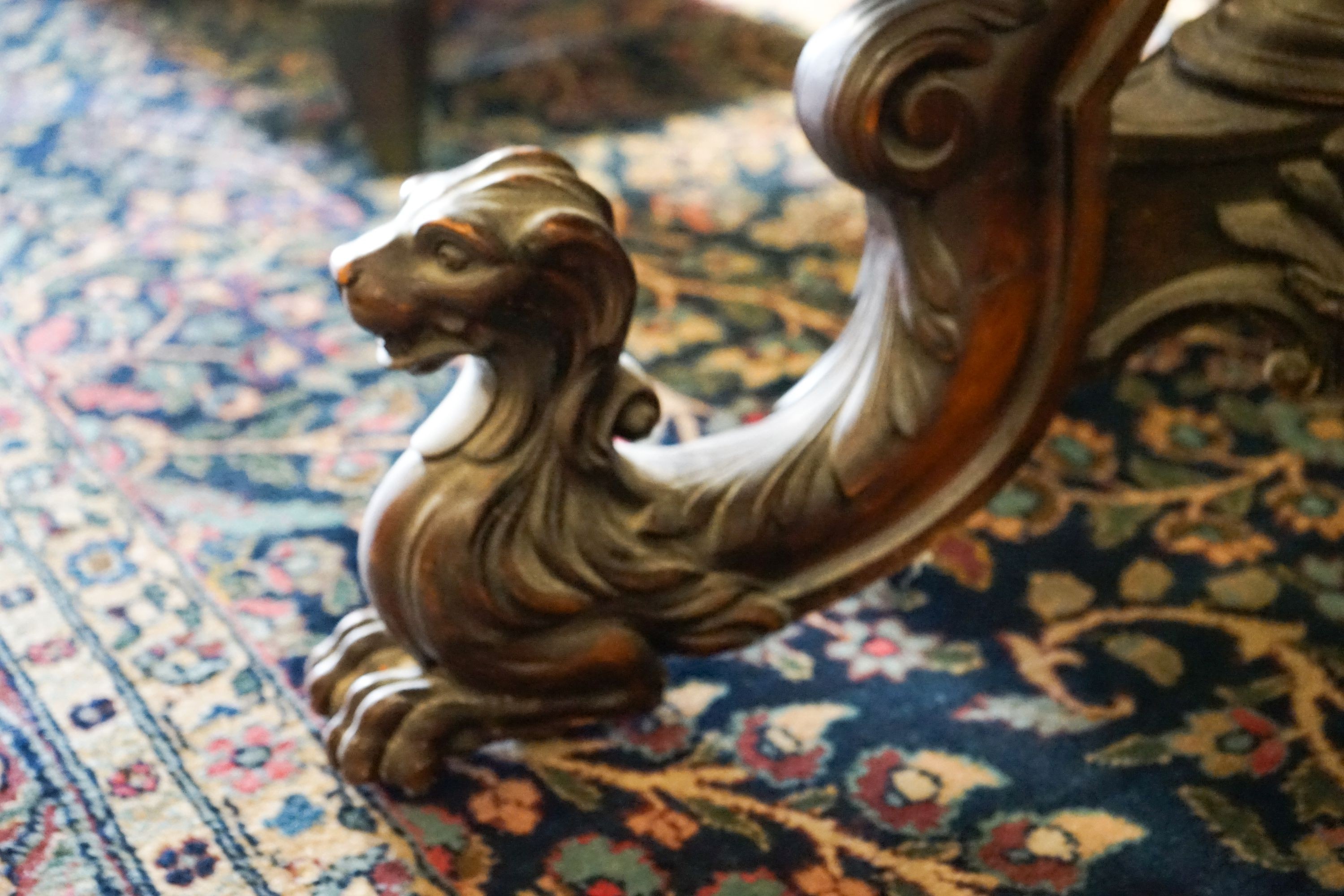 A mid-Victorian burr walnut-veneered circular tilt-top breakfast table, diameter 130cm, height 73cm